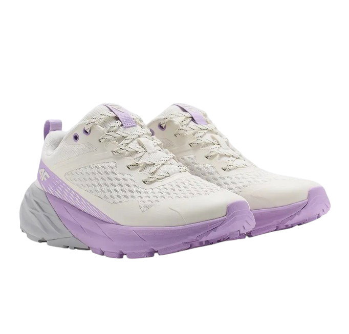 4F Sneaker Running Shoes Speed Hiker White/Purple Ladies