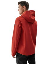 4F Softshelljacke M283 Softshell mit Kapuze (wind- und wasserabweisend) rot Herren
