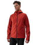 4F Softshelljacke M283 Softshell mit Kapuze (wind- und wasserabweisend) rot Herren