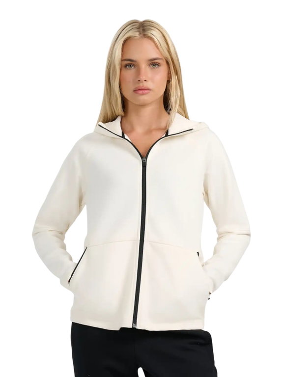 4F Training Jacket F2260 with Hood White Ladies