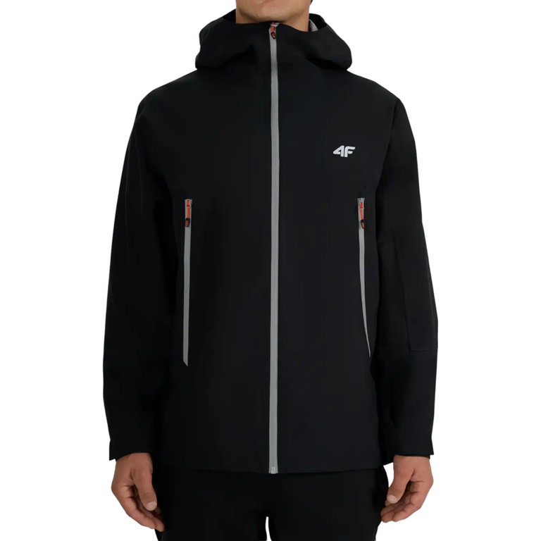 4F Trekking-Wanderjacke Technical M1102 (wasserdicht, winddicht) schwarz Herren
