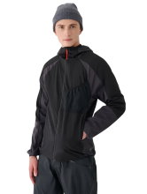 4F Trekking-Wanderjacke Technical M518 (PrimaLoft Active, warm) schwarz Herren