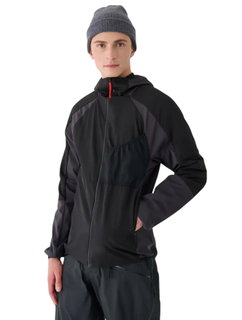 4F Trekking Hiking Jacket Technical M518 (PrimaLoft Active, warm) black men's