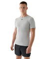 4F Trainings-Tshirt FNK M0975 (schnelltrocknend, nahtlos) hellgrau Herren