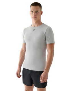 4F Trainings-Tshirt FNK M0975 (schnelltrocknend, nahtlos) hellgrau Herren