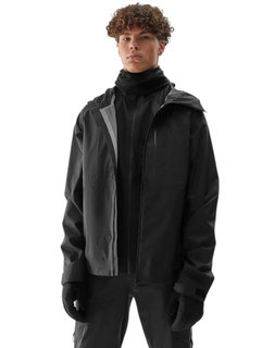 4F Hiking Jacket Technical M513 (waterproof, breathable) black men's