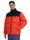 4F Winter-Daunenjacke M601 (wärmeisolierung) rot/schwarz Herren