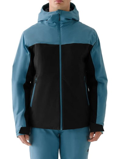4F Winter-Skijacke Technical M0787 tealblau/schwarz Herren