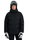 4F Winter-Skijacke Technical M0788 mit Kapuze und Schneefang (wärmeisolierung) schwarz Herren