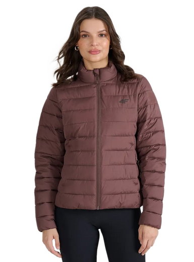 4F Winter-Steppjacke F665 (synthetische Daunen) braun Damen