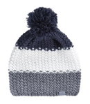 4F Wintermütze (Bommel) M461 Cap - grau/weiss/dunkelblau