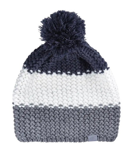 4F Wintermütze (Bommel) M461 Cap - grau/weiss/dunkelblau