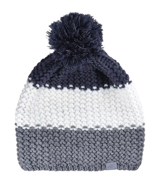 4F Wintermütze (Bommel) M461 Cap - grau/weiss/dunkelblau