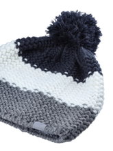 4F Winter Hat (Pom Pom) M461 Cap - grey/white/dark blue