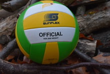 Sunflex Volleyball Sunflasch - weiss/gelb/grün - 1 Stück