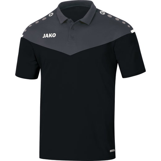 JAKO Sport-Polo Champ 2.0 (100% Polyester) schwarz Kinder