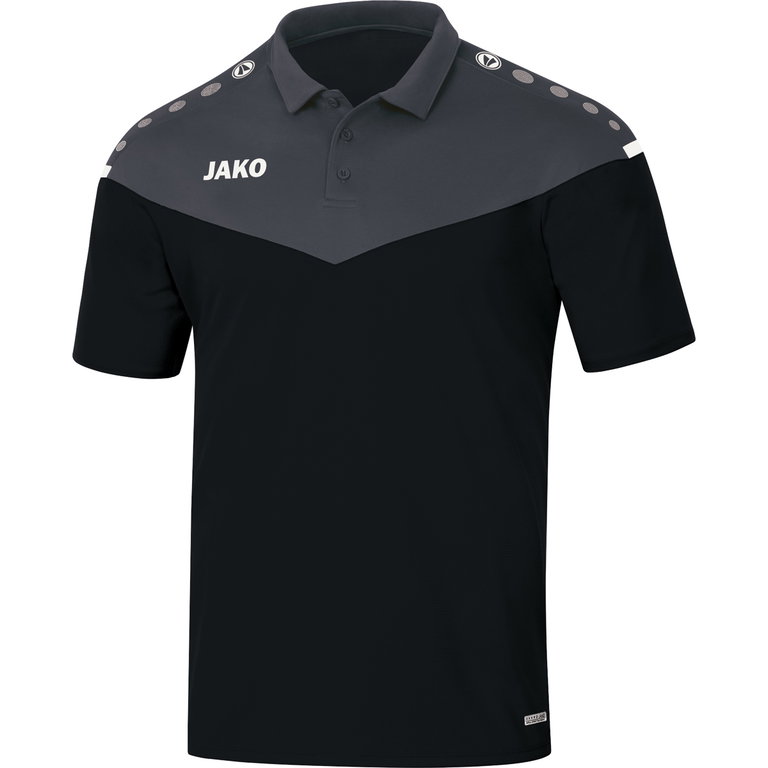 JAKO Sport-Polo Champ 2.0 (100% Polyester) schwarz Kinder