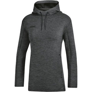 JAKO Kapuzenpullover Premium Basics (Double-Tech-Knit) anthrazitgrau Damen