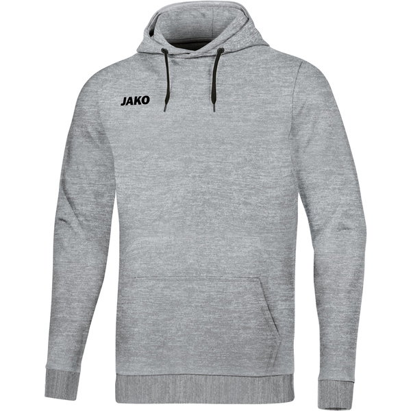 JAKO Kapuzenpullover Hoodie Base (70% Bio-Baumwolle) hellgrau Kinder