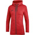 JAKO Kapuzenjacke Premium Basics (Double-Tech-Knit) rot Damen