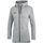 JAKO Kapuzenjacke Premium Basics (Double-Tech-Knit) hellgrau Damen