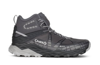 AKU Wanderschuhe Flyrock Mid GTX (wasserdicht) 2024 schwarz/silber Herren