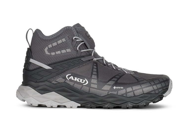 AKU Flyrock Mid GTX Hiking Shoes (waterproof) 2024 black/silver men's