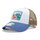 Smith&Miller Basecap Miramar Trucker Cap weiss/blau/braun - 1 Stück