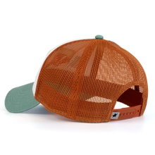 Czapka Smith&Miller Basecap Miramar Trucker Cap Omaro biała/zielona/brązowa - 1 sztuka