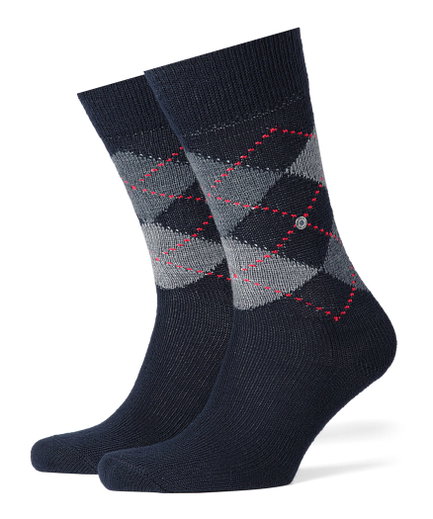 Burlington Daily Sock Preston (soft material quality) navy blue Men - 1 pair