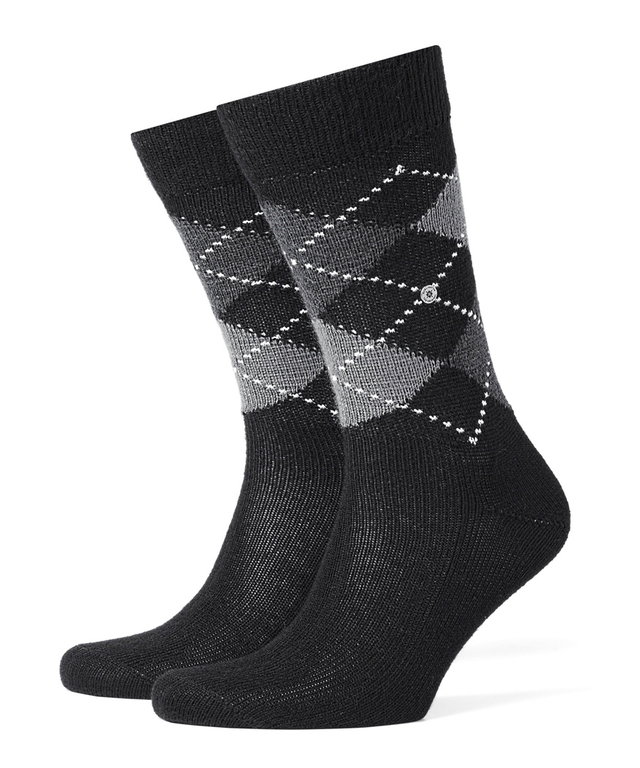 Burlington Daily Sock Preston (soft material quality) black/gray Men - 1 Pair