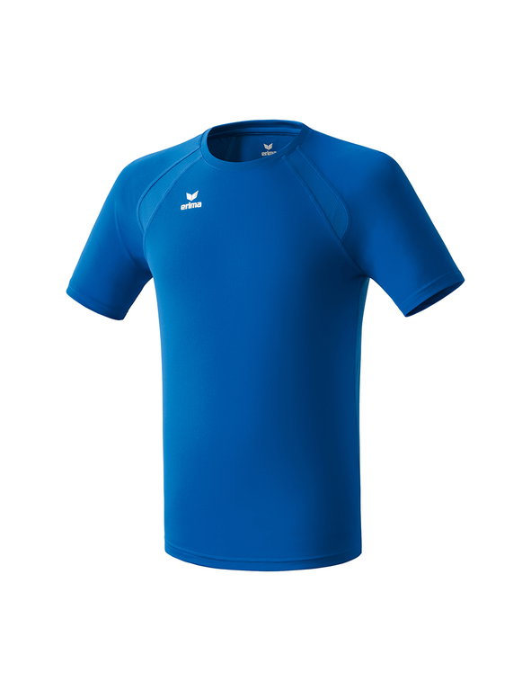 Erima Sport-Tshirt Basic Performance (100% Polyester, Mesh-Einsätze) blau Herren