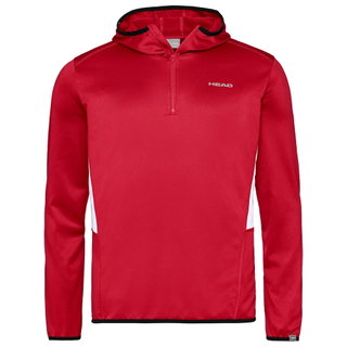 Head Hoodie with Hood Club Technical Half-Zip red Men