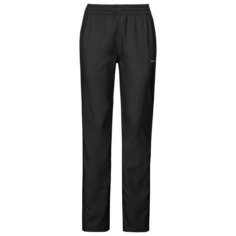 Head Tennis Trousers Pant Club (UV Protection) Long Black Ladies