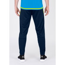JAKO Trainingshose Pant Active (100% Polyester) lang marineblau/neongelb Jungen