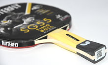 Butterfly Freizeit-Tischtennisschläger Timo Boll SG55 mit Pan Asia Belag mit 1,5mm Schwamm - 1 Schläger