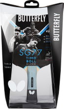 Butterfly Tischtennisschläger Timo Boll SG77 mit Pan Asia Belag mit 1,8mm Schwamm - 1 Schläger