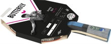 Butterfly Tischtennisschläger Dang Qiu DQX2 - Pan Asia Belag mit einem 1,8 mm Schwamm - 1 Schläger