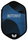 Butterfly Tischtennisschlägerhülle Curve Case II - Schlägerhülle für 2 Schläger und 6 Bälle - schwarz/blau