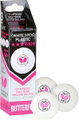 Butterfly Tischtennisball 3 Stern R40+ (Plastikball 40+, ITTF zugelassen) weiss 3er Kartonverpackung