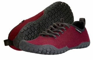 Ballop Barfussschuhe Sneaker Barefoot Corso bordeauxrot