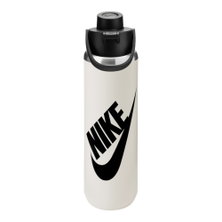 Nike SS Recharge Chug Bottle Stainless Steel Graphic Light Grey 709ml