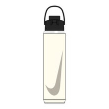 Nike Trinkflasche SS Recharge Chug Bottle Edelstahl Graphic cremeweiss 709ml