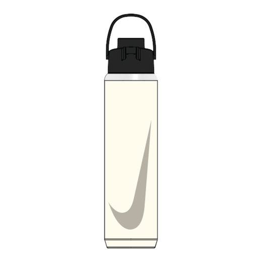 Nike Trinkflasche SS Recharge Chug Bottle Edelstahl Graphic cremeweiss 709ml