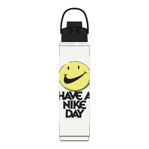 Nike Trinkflasche SS Recharge Chug Bottle Edelstahl Graphic Have a Nike Day weiss 709ml