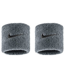 Nike Schweissband Swoosh Classic (Baumwollmix) 2025 grau - 2 Stück
