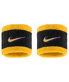 Nike Schweissband Swoosh Classic (Baumwollmix) 2025 schwarz/gelb - 2 Stück