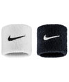 Nike Schweissband Swoosh Classic (Baumwollmix) 2025 weiss/schwarz - 2 Stück