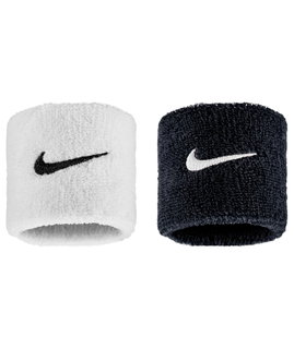 Nike Sweatband Swoosh Classic (Cotton Blend) 2025 white/black - 2 pieces