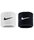 Nike Schweissband Swoosh Classic (Baumwollmix) 2025 weiss/schwarz - 2 Stück